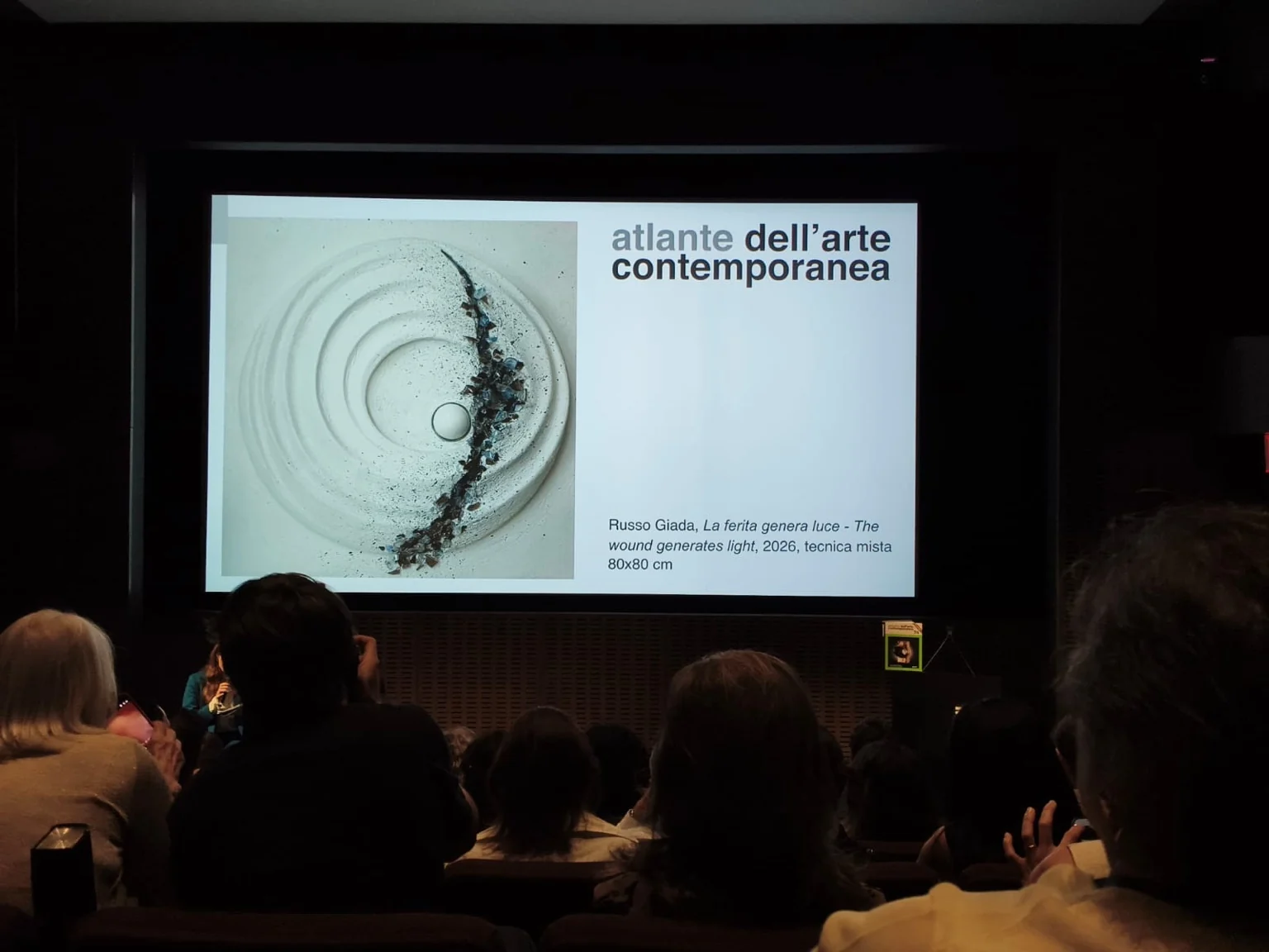 Video-proiezione di La Ferita Genera Luce nell’ambito di Visioni Museum Select a New York