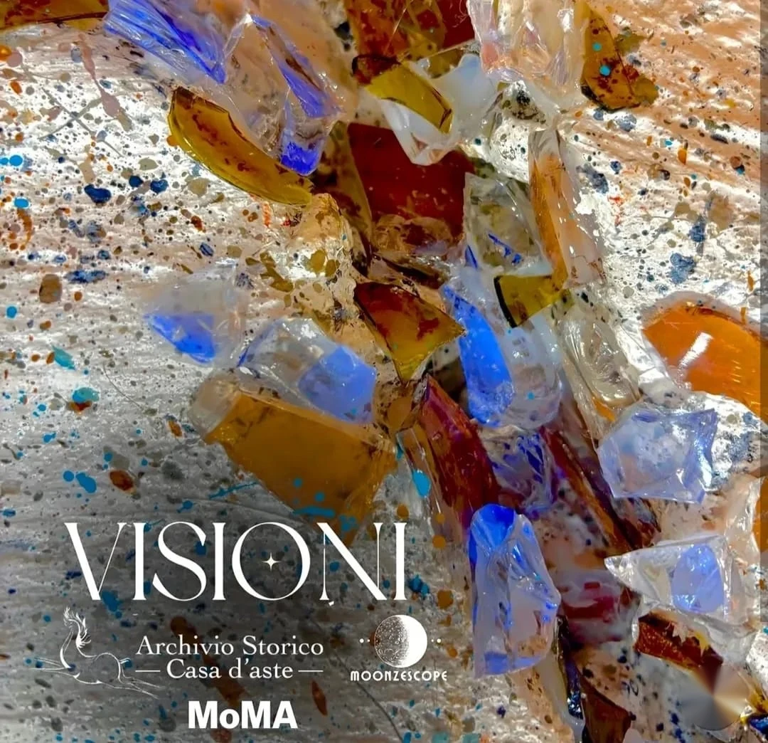Locandina Visioni Museum Select con dettaglio materico di La Ferita Genera Luce